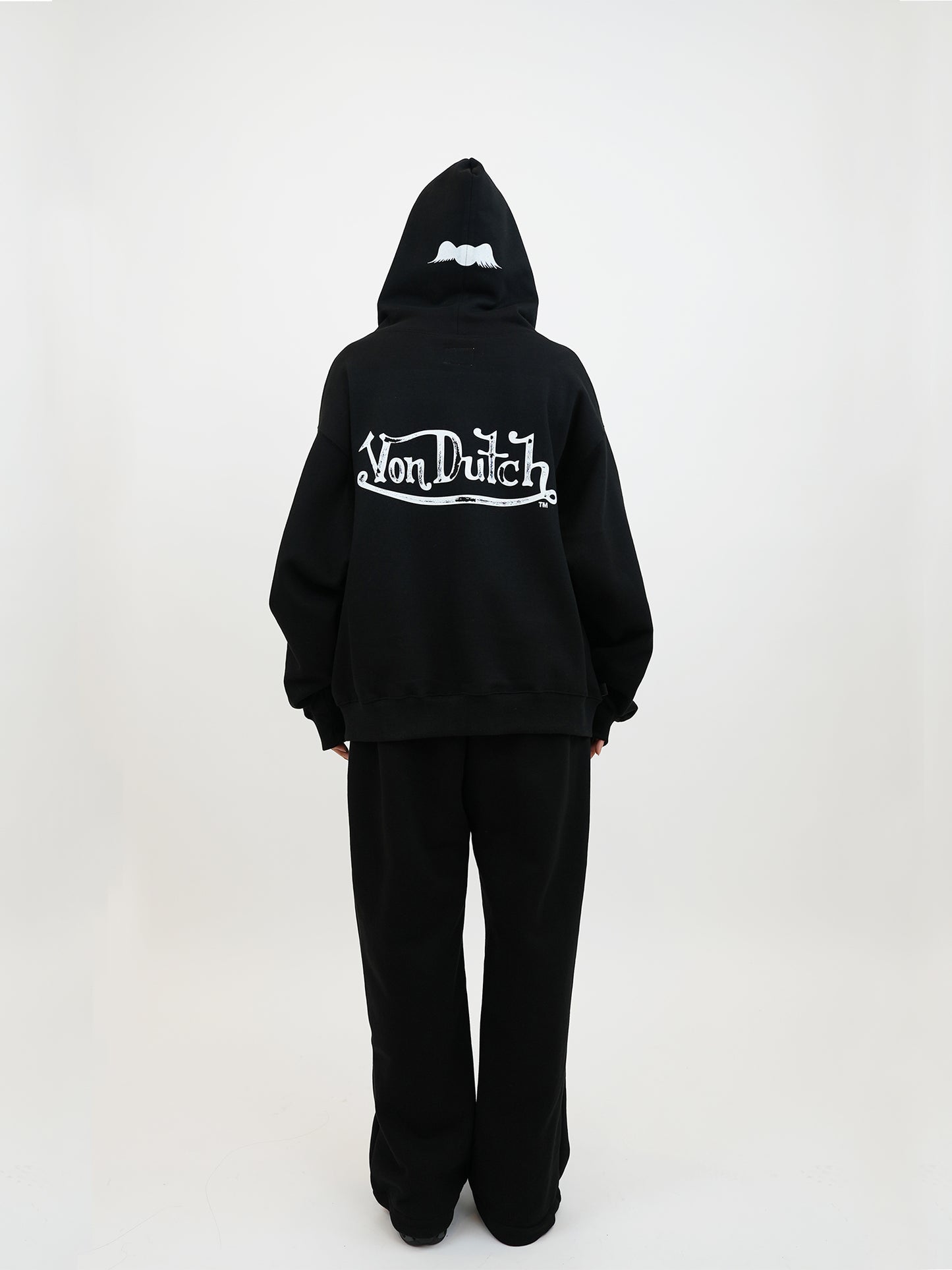 Vintage Logo Hoodie Black