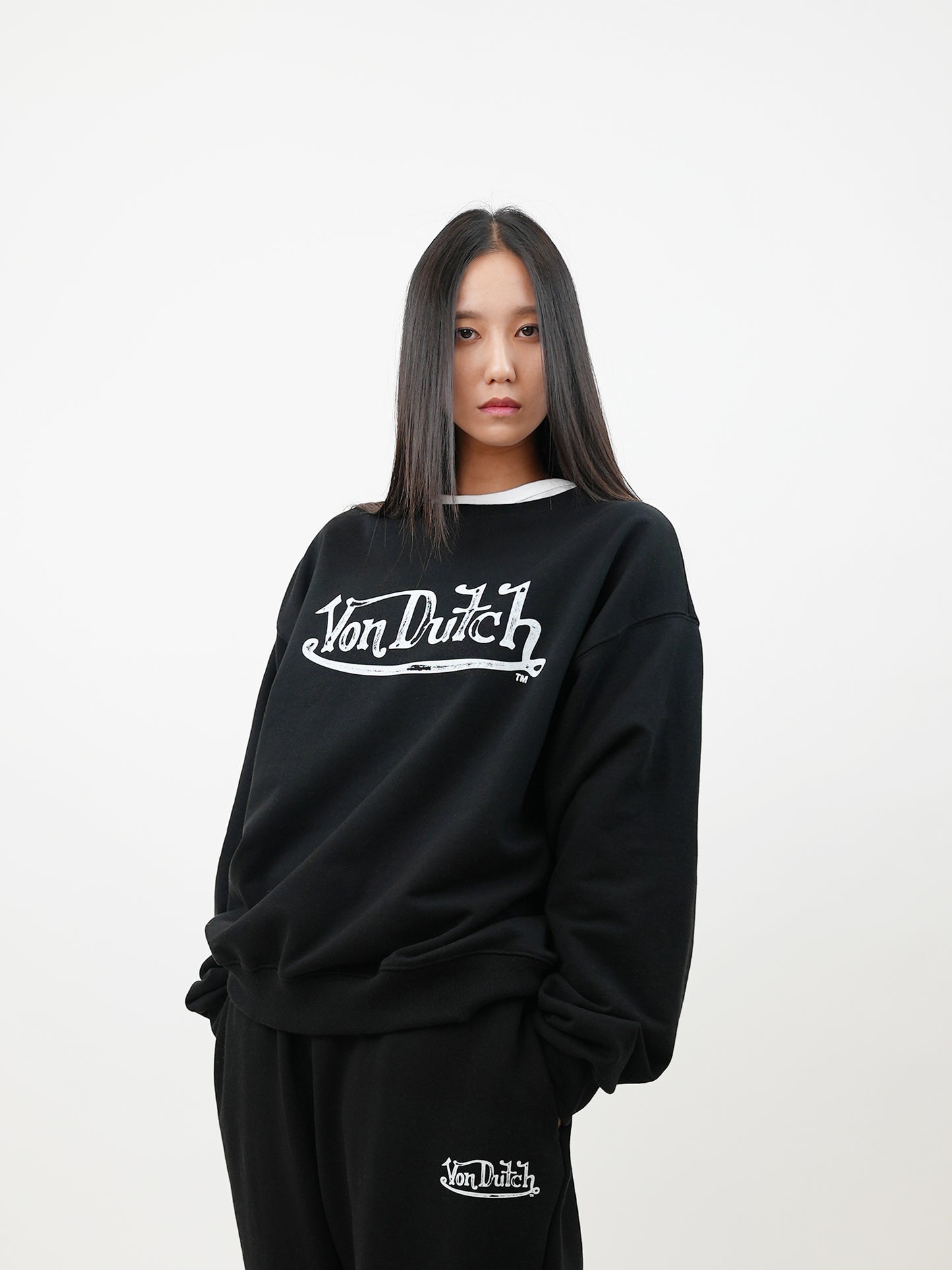 Vintage Logo Sweat Shirts Black