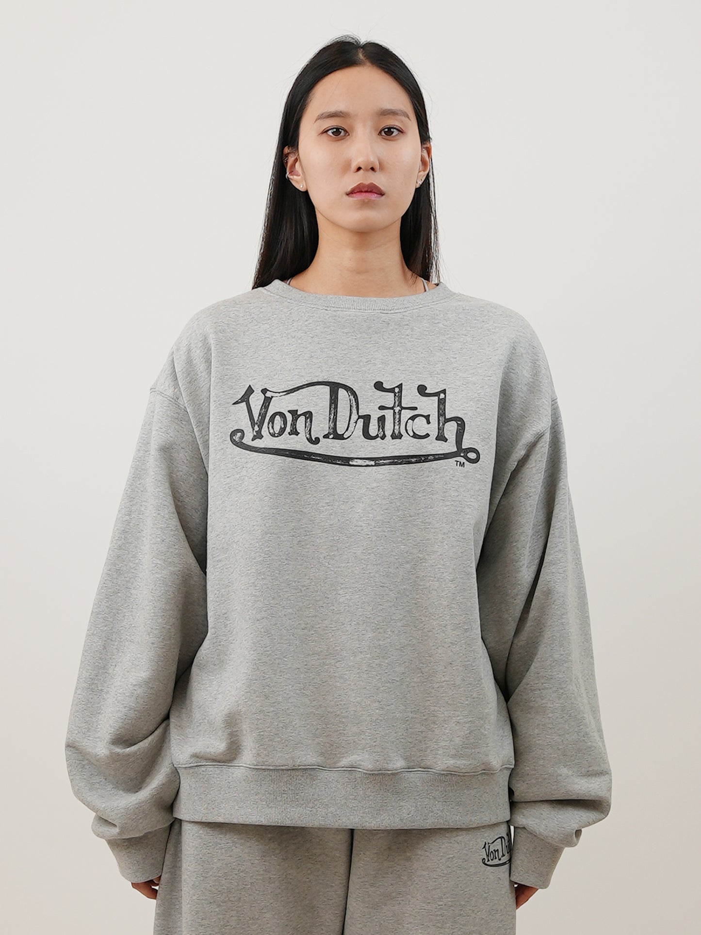 Vintage Logo Sweat Shirts Gray