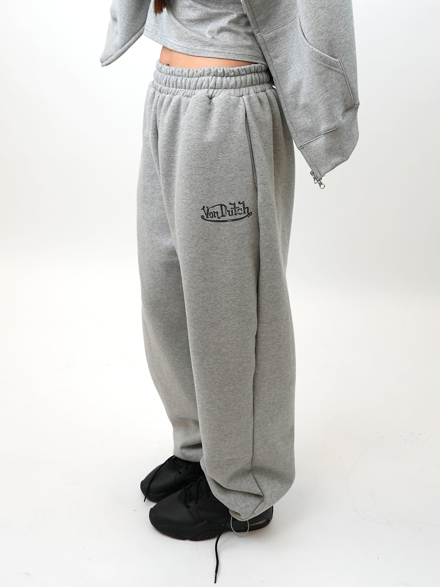 Vintage Logo 2 way Jogger Pants Gray