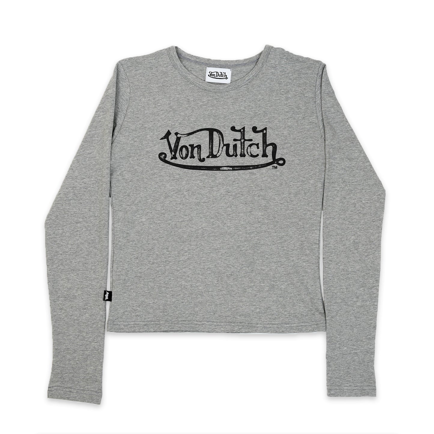 Vintage Logo Standard Long Sleeve Gray