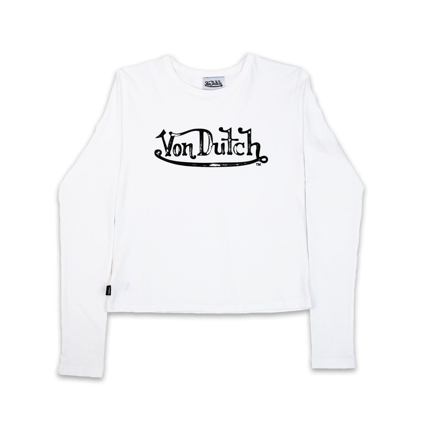 Vintage Logo Standard Long Sleeve White