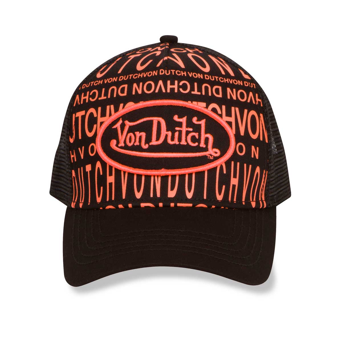 MONOGRAM BLACK & ORANGE TRUCKER