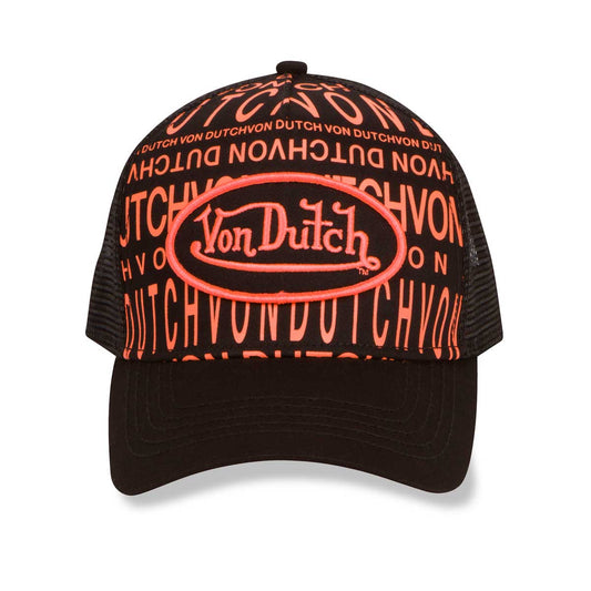 MONOGRAM BLACK & ORANGE TRUCKER