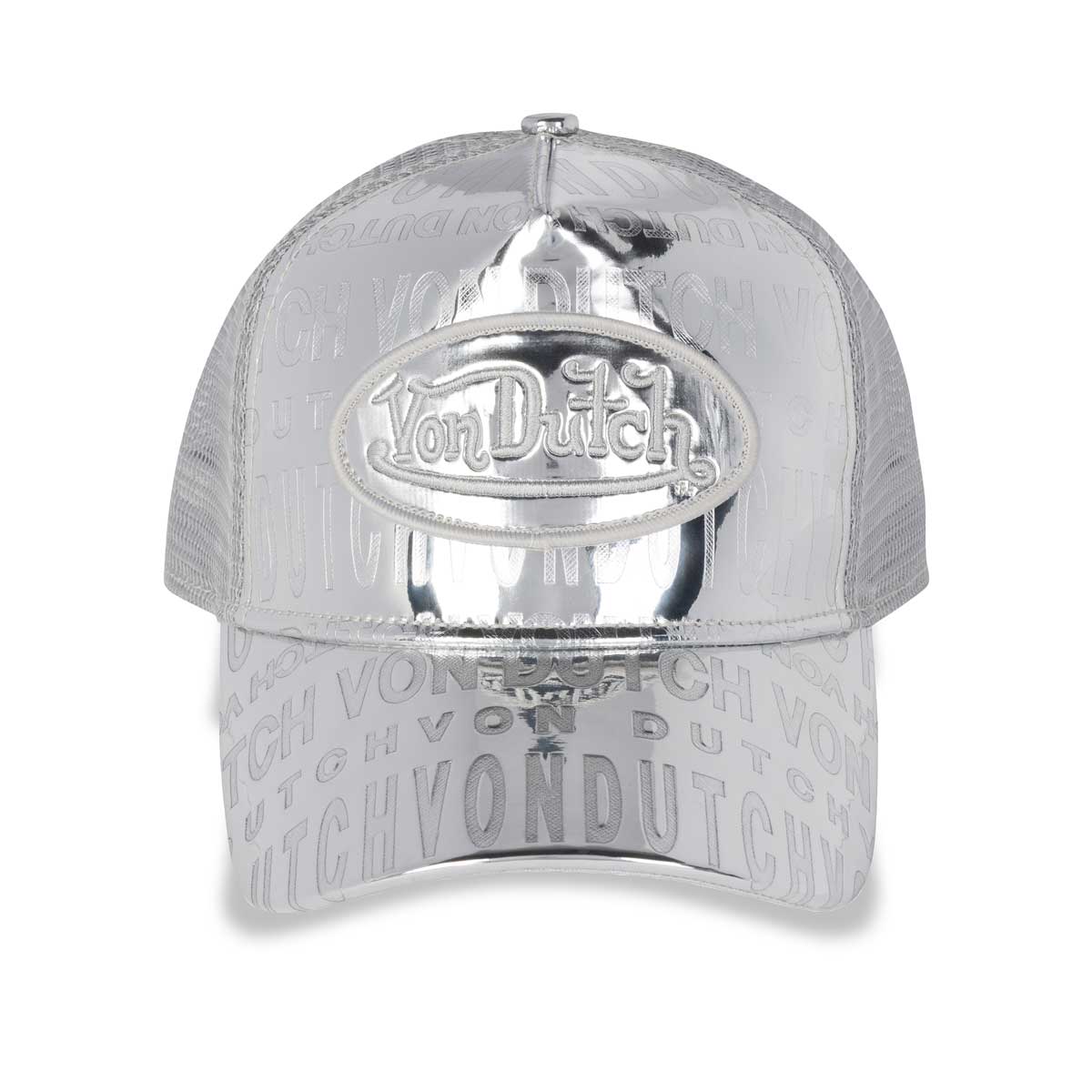 SILVER REFLECTIVE TRUCKER